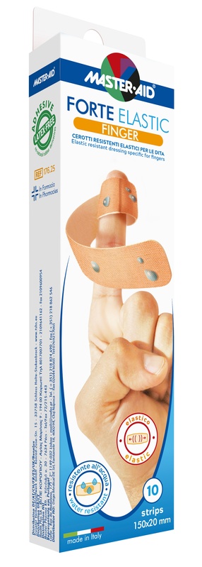 CEROTTO MASTER-AID ELASTIC FINGER 10 PEZZI - farmasconti.eu