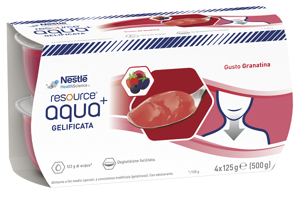 RESOURCE AQUA ACQUA GELIFICATA+GRENADA CUP 6 4X125 G - farmasconti.eu