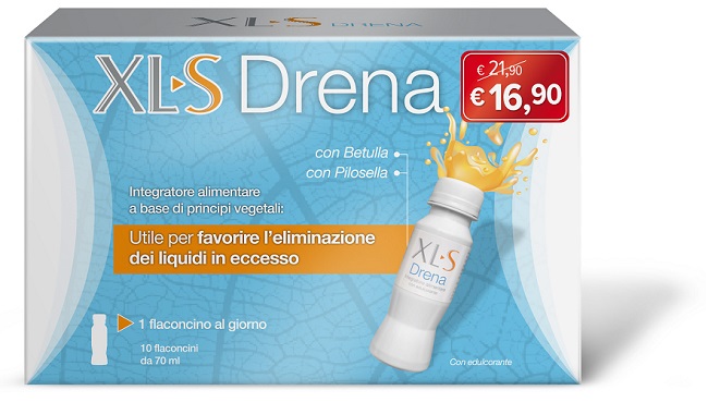 XLS DRENA TAGLIO PREZZO 10 FLACONCINI 70 ML - farmasconti.eu