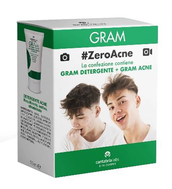 GRAM ZEROACNE 1 GRAM DETERGENTE 50 ML + 1 GRAM ACNE 50 ML - farmasconti.eu