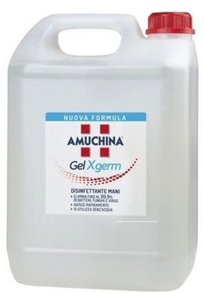 AMUCHINA GEL X-GERM DISINFETTANTE MANI 5 LITRI - farmasconti.eu