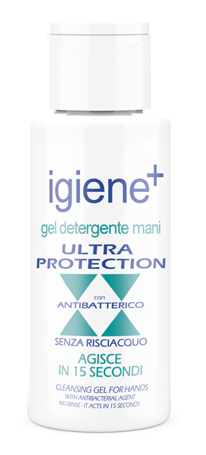 IGIENE+ GEL DETERGENTE MANI ULTRA PROTECTION CON ANTIBATTERICO 50 ML - farmasconti.eu