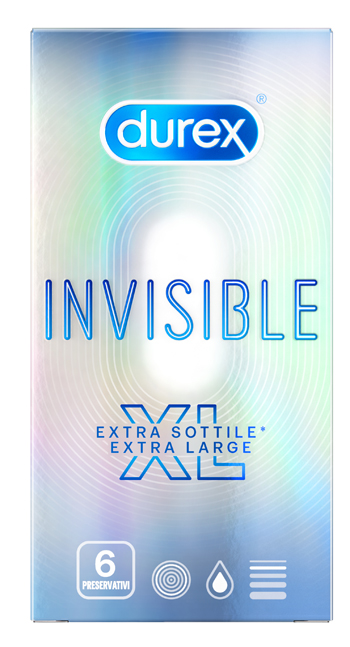 PROFILATTICO DUREX INVISIBLE XL 6 PEZZI - farmasconti.eu