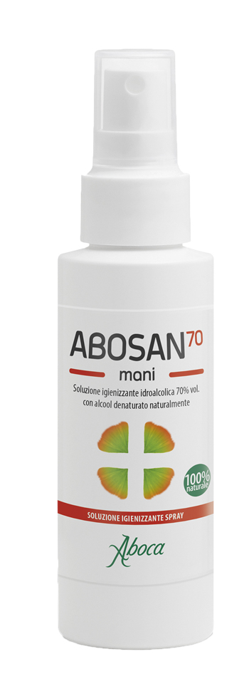 ABOSAN70 SOLUZIONE IGIENIZZANTE MANI 100 ML SPRAY - farmasconti.eu