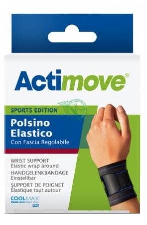 ACTIMOVE SPORTS EDITION POLSINO ELASTICO CON FASCIA REGOLABILE UNIVERSALE - farmasconti.eu