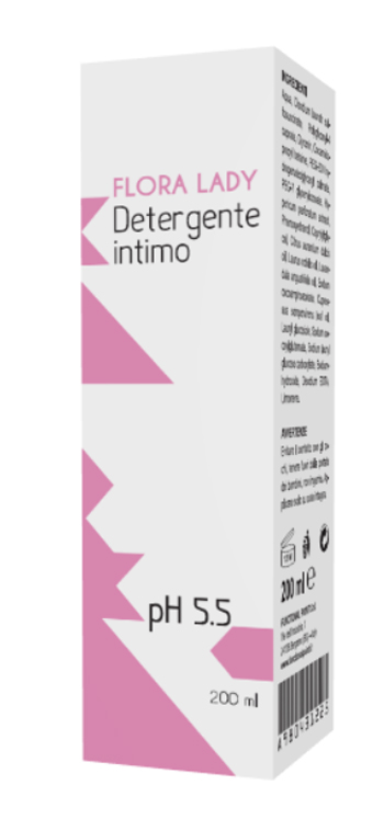 FLORA LADY DETERGENTE INTIMO PH 5,5 200 ML - farmasconti.eu