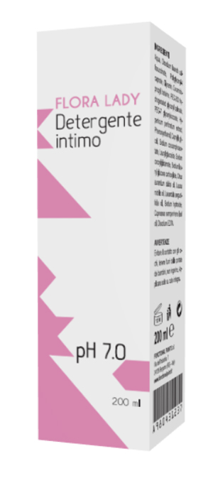 FLORA LADY DETERGENTE INTIMO PH 7,0 200 ML - farmasconti.eu