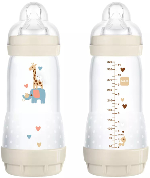 MAM BIBERON EASY START 320 ML 4+ TETTARELLA 3 NEUTRO - farmasconti.eu