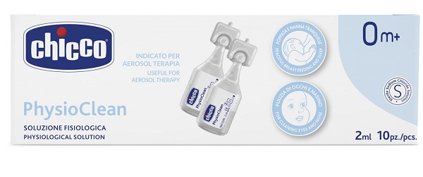 CHICCO SOLUZIONE PHYSIOCLEAN 2 ML 10 PEZZI - farmasconti.eu