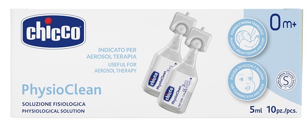 CHICCO SOLUZIONE PHYSIOCLEAN 5 ML 10 PEZZI - farmasconti.eu