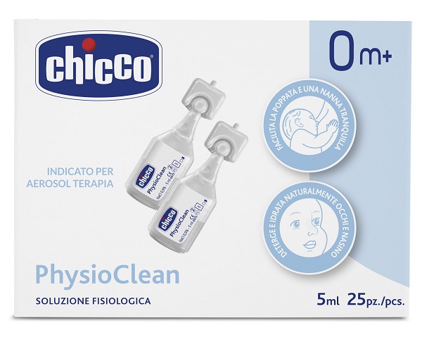 CHICCO SOLUZIONE PHYSIOCLEAN 5 ML 25 PEZZI - farmasconti.eu