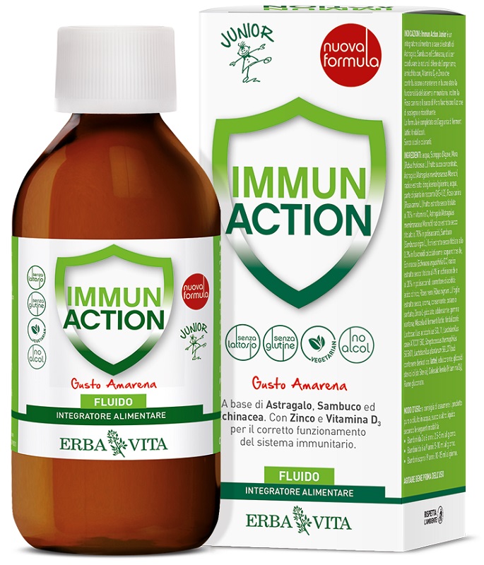 IMMUN ACTION FLUIDO JUNIOR 200 ML - farmasconti.eu