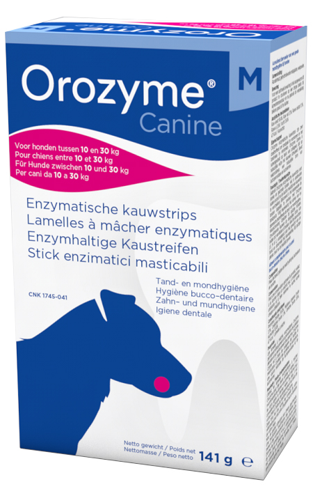 OROZYME CANINE STRISCE ENZIMATICHE MASTICABILI PER CANI DI TAGLIA MEDIA - farmasconti.eu