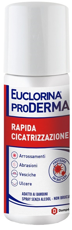 EUCLORINA PRODERMA RAPIDA CICATRIZZAZIONE SPRAY 125 ML - farmasconti.eu