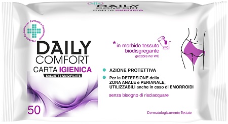 DAILY COMFORT CARTA IGIENICA 50 PEZZI - farmasconti.eu
