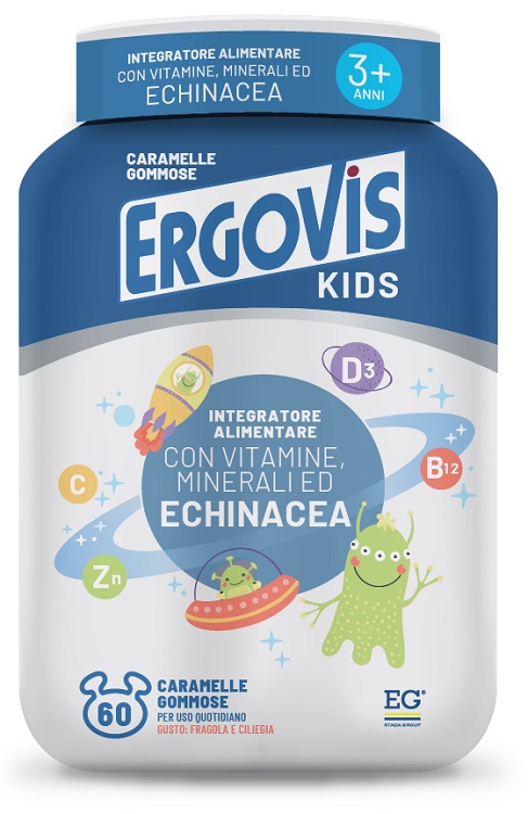 ERGOVIS KIDS 60 CARAMELLE GUSTOSE - farmasconti.eu