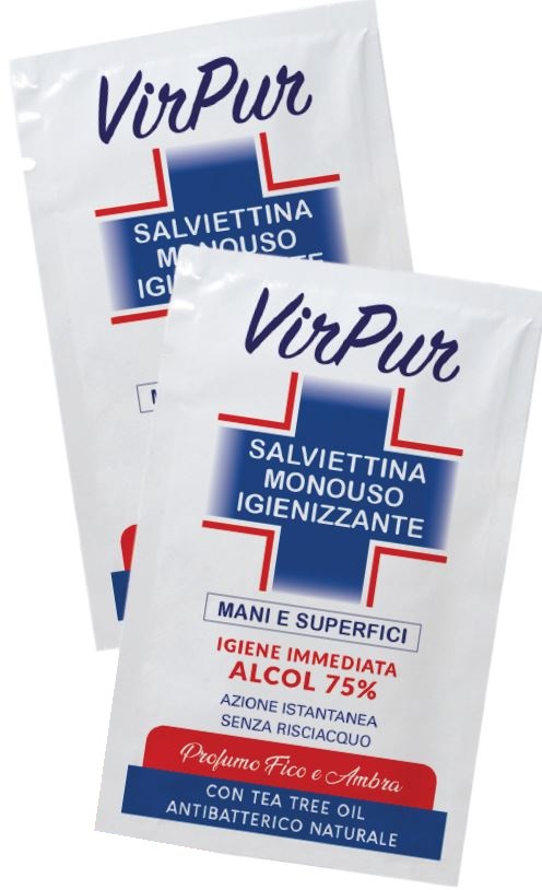 VIRPUR SALVIETTA IGIENIZZANTE MONOUSO - farmasconti.eu