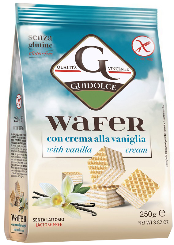 WAFER CON CREMA ALLA VANIGLIA 250 G - farmasconti.eu