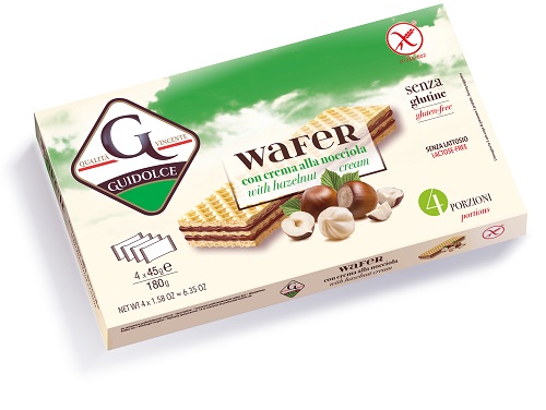 WAFER CON CREMA ALLA NOCCIOLA 4 PORZIONI X 45 G - farmasconti.eu