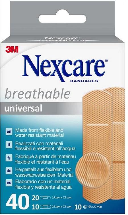 CEROTTO PREPARATO NEXCARE UNIVERSAL ASSORTITI 20 CEROTTO 19X72MM + 10 CEROTTO 25X72MM + 10 CEROTTO TONDI 22,5MM - farmasconti.eu