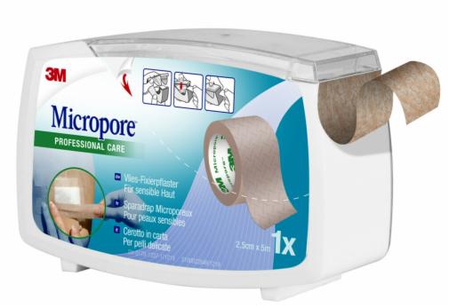 CEROTTO IN CARTA MICROPORE SURGICAL TAPE TAN M5X25MM DISPENSER - farmasconti.eu