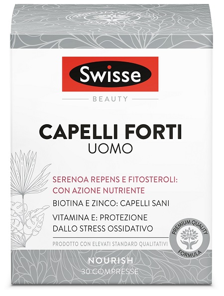 SWISSE CAPELLI FORTI UOMO 30 COMPRESSE - farmasconti.eu