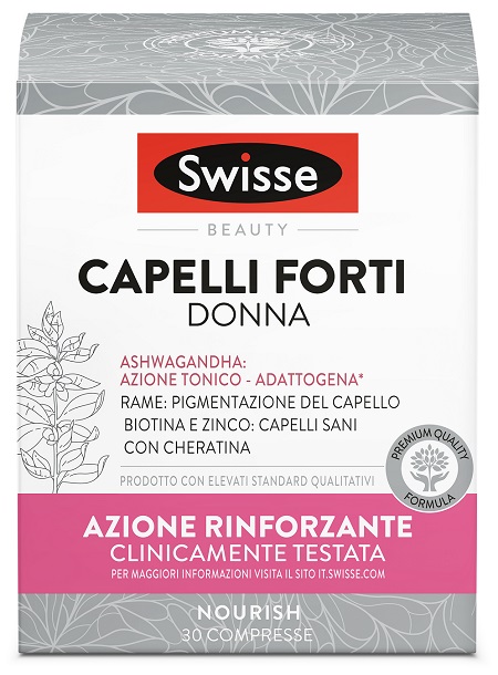 SWISSE CAPELLI FORTI DONNA 30 COMPRESSE - farmasconti.eu