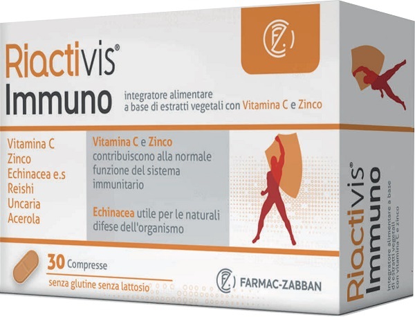 RIACTIVIS IMMUNO 30 COMPRESSE SENZA GLUTINE SENZA LATTOSIO - farmasconti.eu