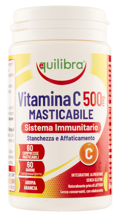 VITAMINA C 500MG MASTICABILE SISTEMA IMMUNITARIO 60 COMPRESSE - farmasconti.eu