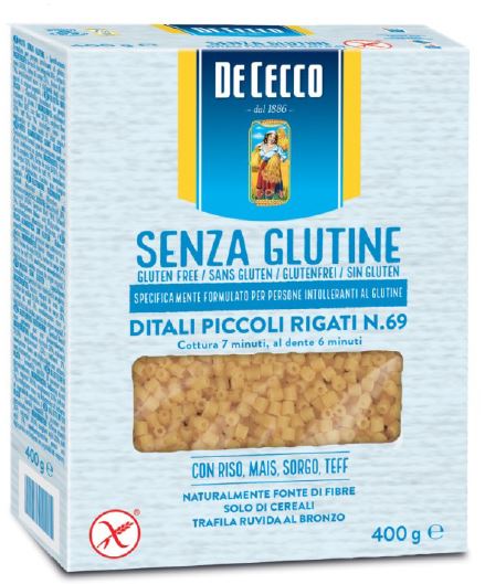 DE CECCO DITALI PICCOLI RIGATI N69 400 G - farmasconti.eu