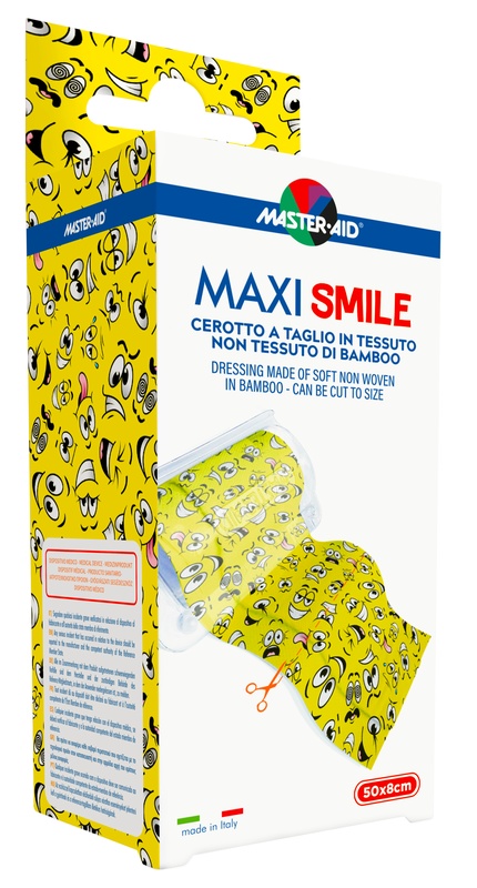 CEROTTO A TAGLIO MASTER-AID MAXI SMILE TNT 50 X 8 CM - farmasconti.eu