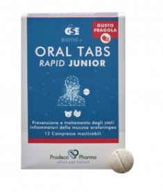 GSE ORAL TABS RAPID JUNIOR FRAGOLA 12 COMPRESSE - farmasconti.eu