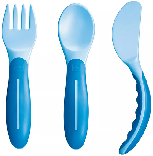 MAM BABYS CUTLERY 6+ MASCHIO - farmasconti.eu