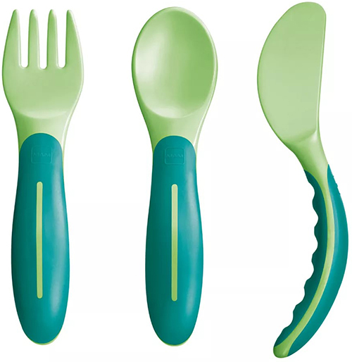 MAM BABYS CUTLERY 6+ NEUTRO - farmasconti.eu