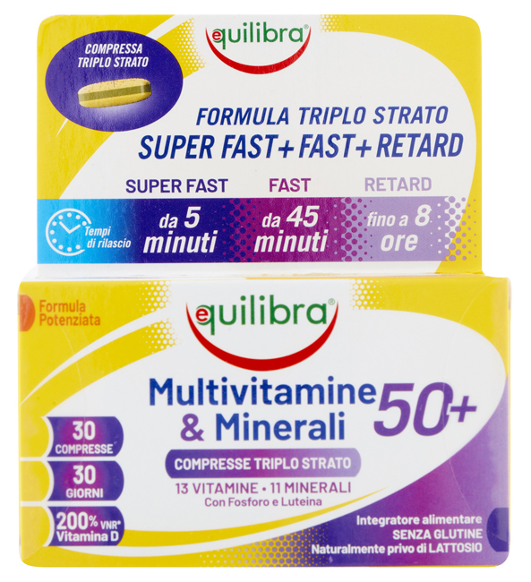 MULTIVITAMINE&MINERALI 50+ 30 COMPRESSE - farmasconti.eu