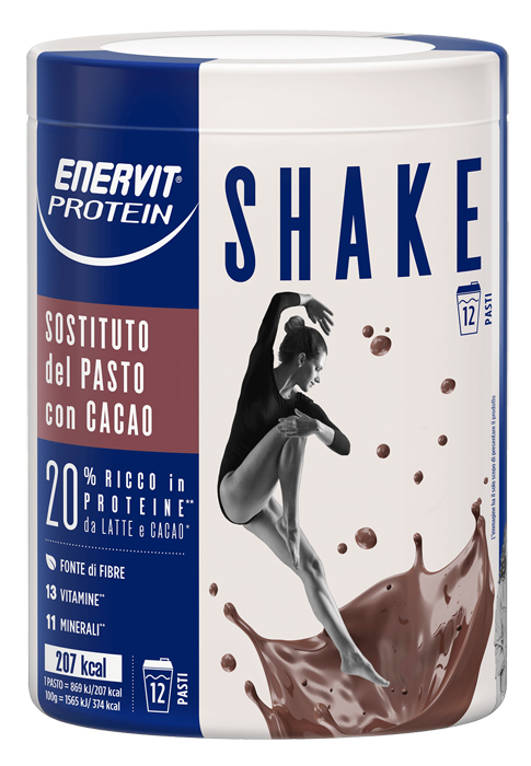 ENERVIT PROTEIN SHAKE CACAO 12 PASTI - farmasconti.eu