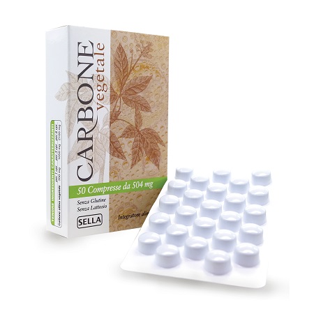 CARBONE VEGETALE 50 COMPRESSE - farmasconti.eu