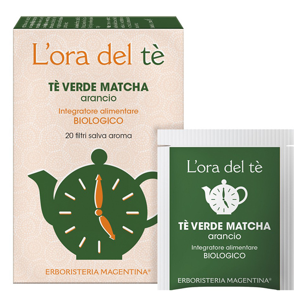 TE' VERDE MATCHA/ARANCIO BIO 20 FILTRI 30 G - farmasconti.eu