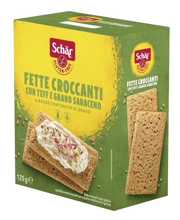 SCHAR FETTE CROCCANTI CON TEFF E GRANO SARACENO SENZA LATTOSIO 125 G - farmasconti.eu