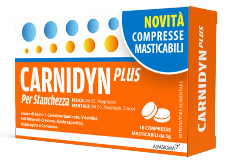 CARNIDYN PLUS 18 COMPRESSE MASTICABILI - farmasconti.eu