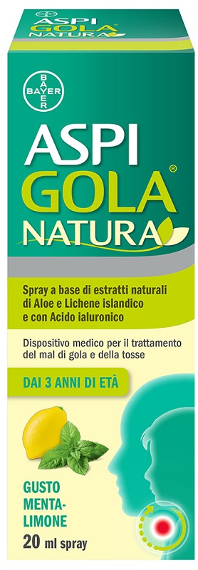 ASPI GOLA NATURA SPRAY MENTA LIMONE 20 ML - farmasconti.eu