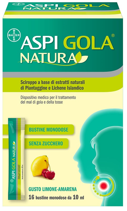 ASPI GOLA NATURA 16 BUSTINE MONODOSE DA 10 ML - farmasconti.eu