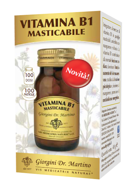 VITAMINA B1 MASTICABILE 100 PASTIGLIE - farmasconti.eu