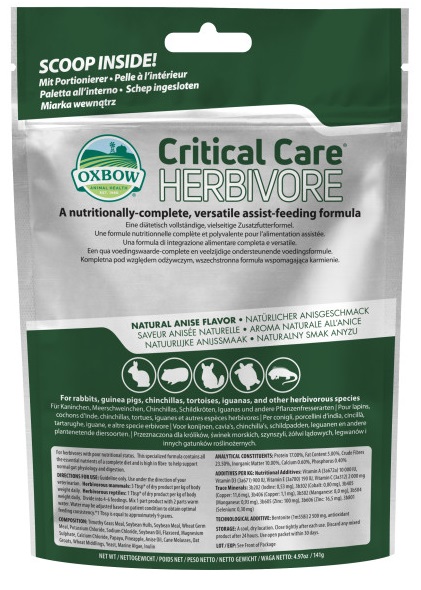 CRITICAL CARE HERBIVORE 141 G - farmasconti.eu