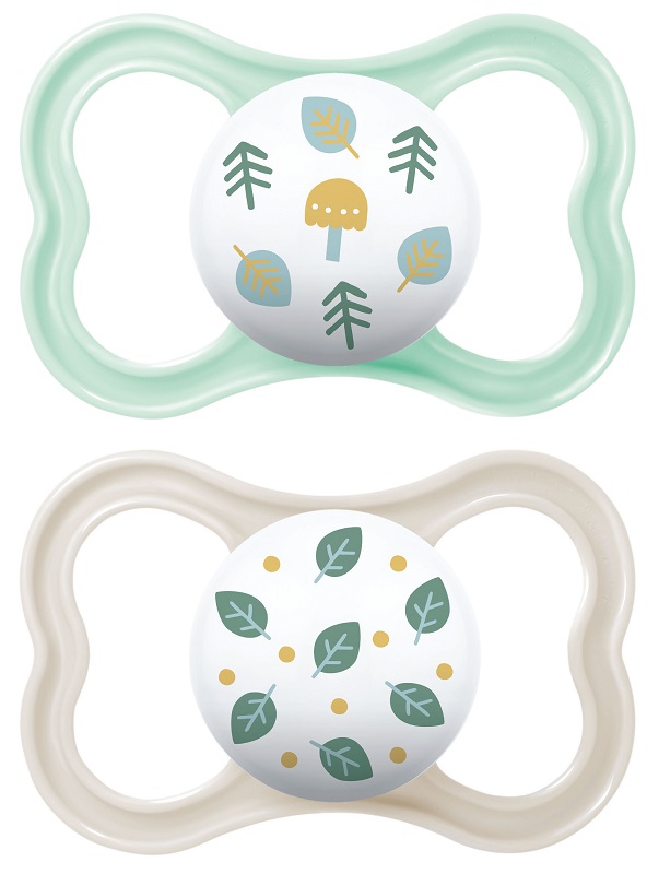 MAM AIR SUCCHIETTO 6+ MESI SILICONE MASCHIO 2 PEZZI - farmasconti.eu