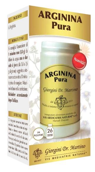 ARGININA PURA POLVERE SOLUBILE 100 G - farmasconti.eu