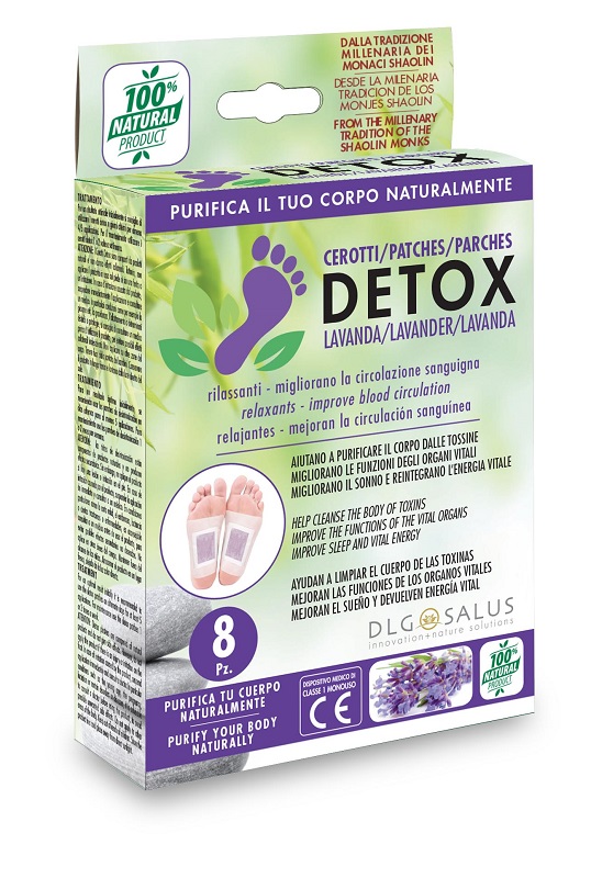CEROTTI DETOX PIEDI LAVANDA 8 PEZZI - farmasconti.eu