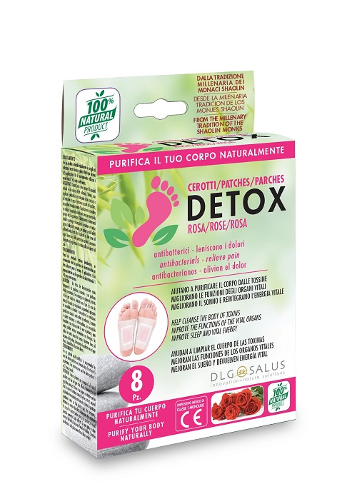 CEROTTI DETOX PIEDI ROSA 8 PEZZI - farmasconti.eu