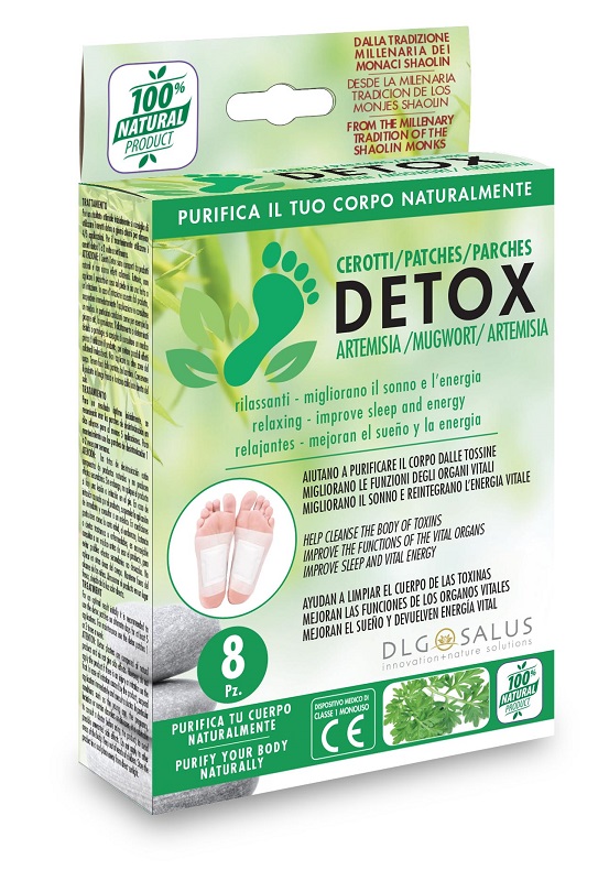 CEROTTI DETOX PIEDI ARTEMISIA 8 PEZZI - farmasconti.eu