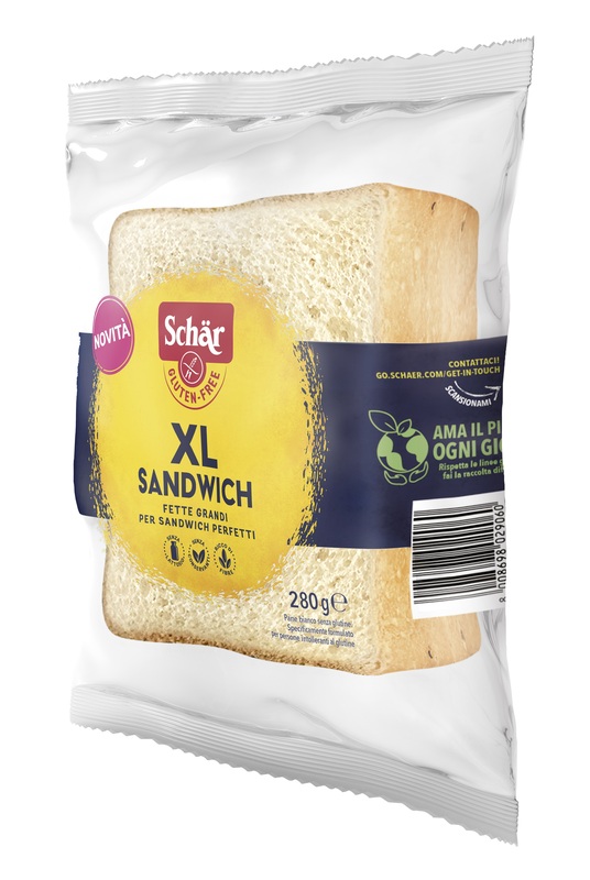 SCHAR XL SANDWICH PANE BIANCO SENZA LATTOSIO 280 G - farmasconti.eu